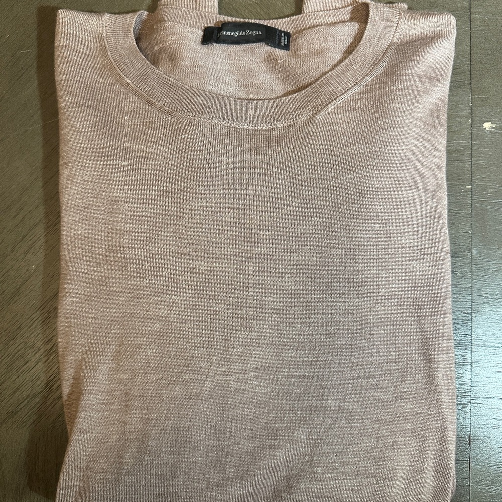 Ermenegildo Zegna sweater

Silk Cashmere and Linen sweater size M/L